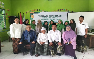 VISITASI AKREDITASI MI NU AL FALAH OLEH TIM ASESOR BAN-PDM TAHUN 2024