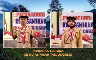 Siswa MI NU Al Falah Tanjungrejo mampu menjadi Pramuka Garuda Kwarcab Kudus